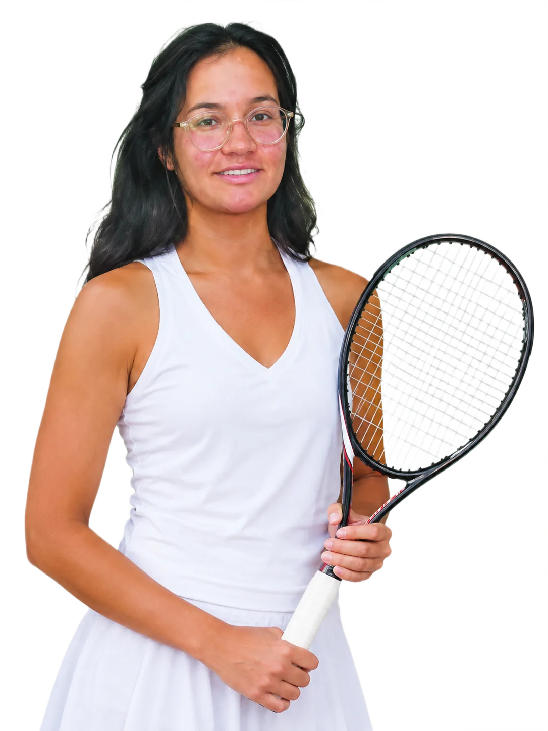 Portrait of Abhilasha Bista, tennis player