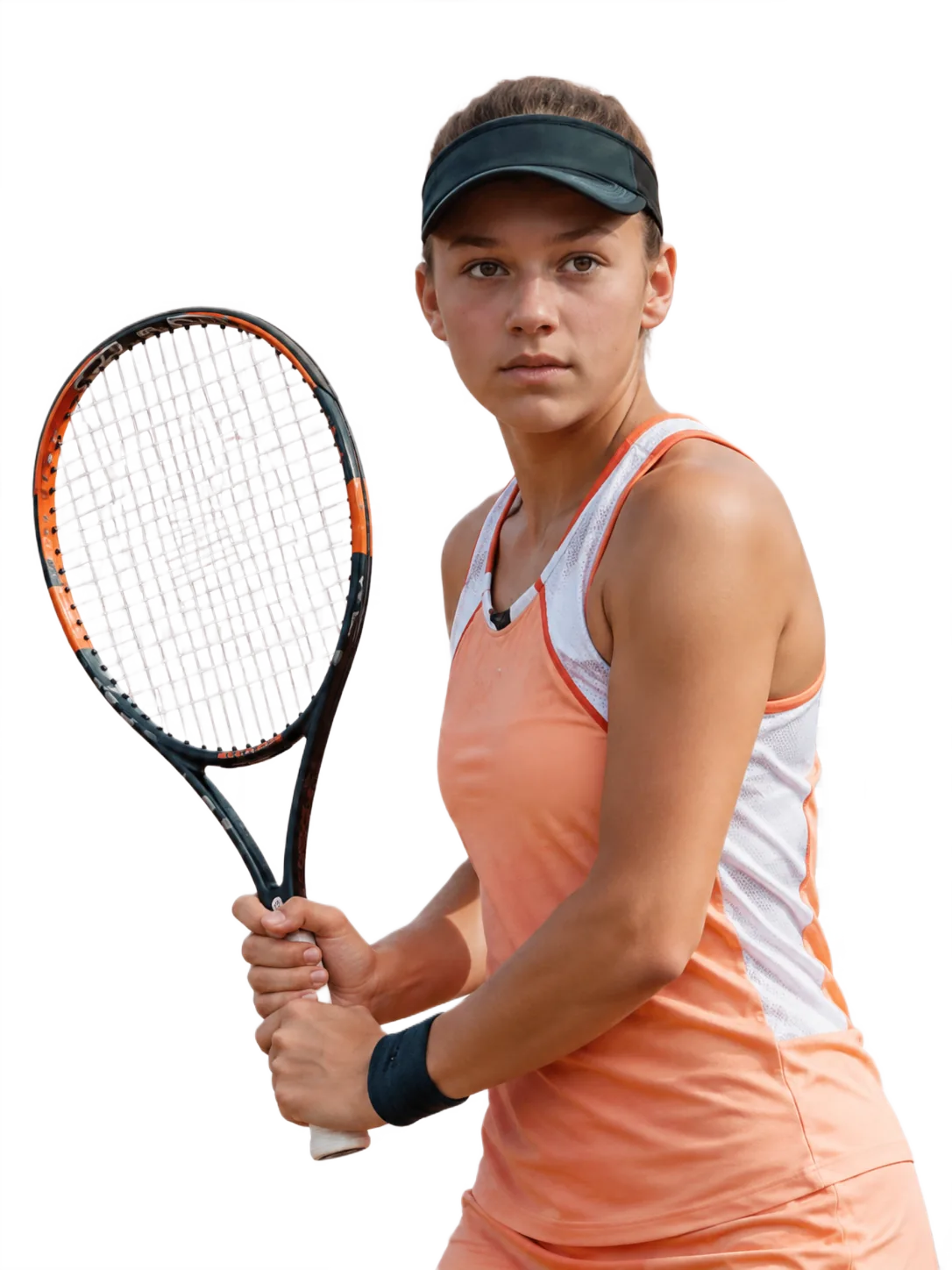 Portrait of Aglaya Fedorova, tennis player
