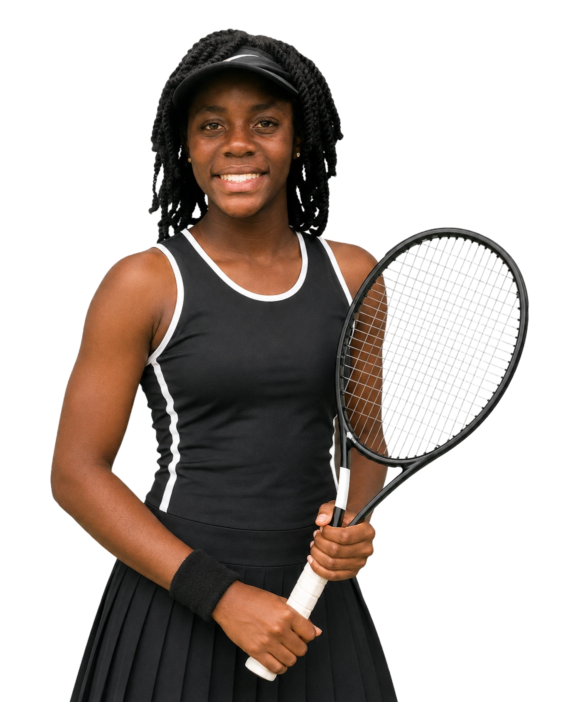 Akasha Urhobo tennis player profile visual with TennisJack stats and match analysis
