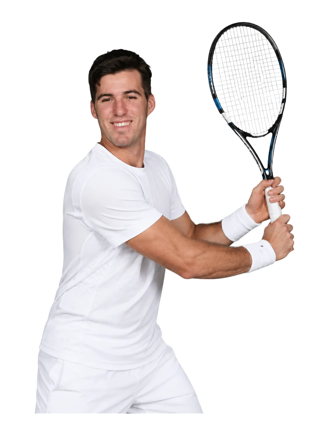 Alfredo Perez tennis player profile visual with TennisJack stats and match analysis