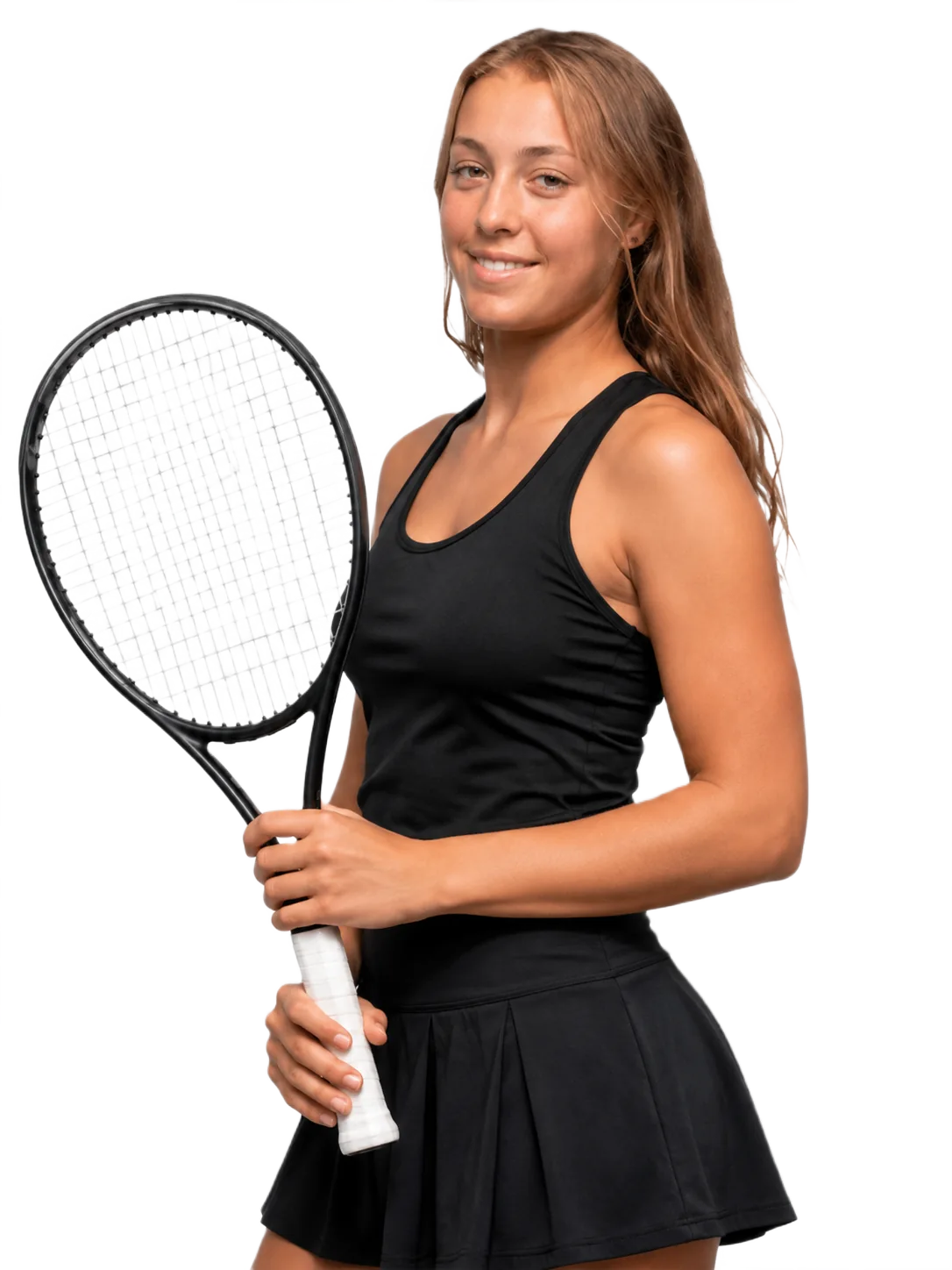 Portrait of Alisa Oktiabreva, tennis player