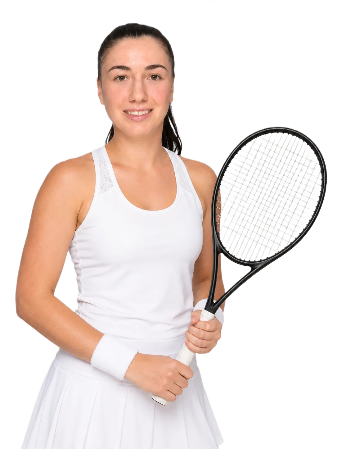 Portrait of Amina Anshba, tennis player