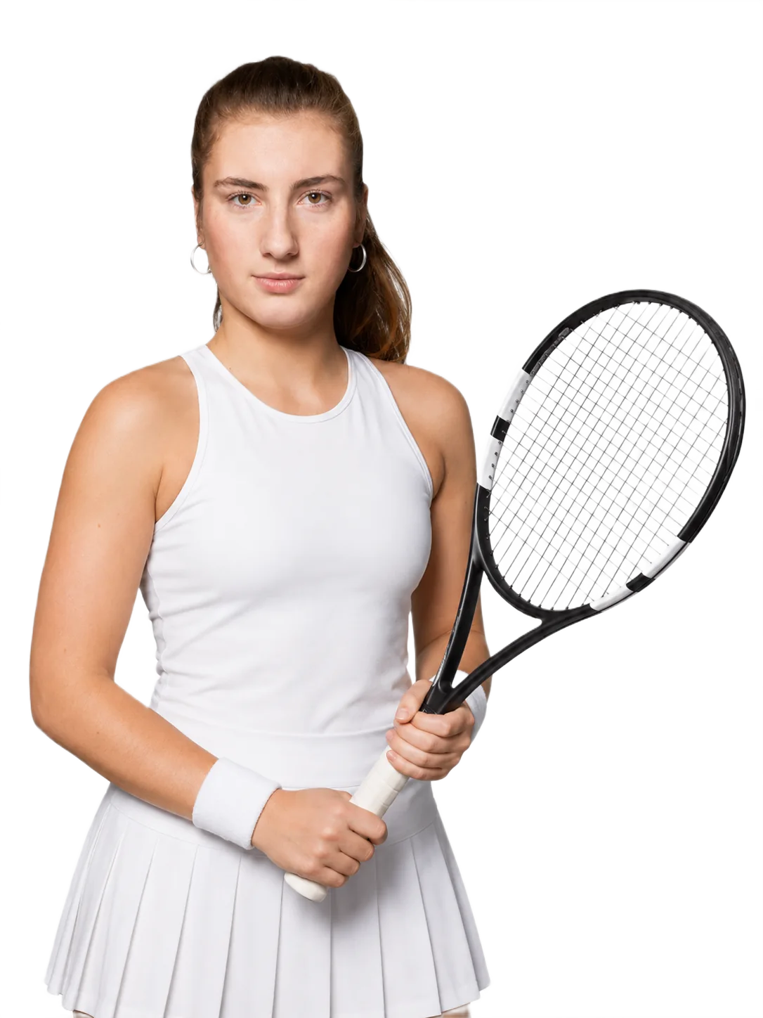 Portrait of Angelina Wirges, tennis player