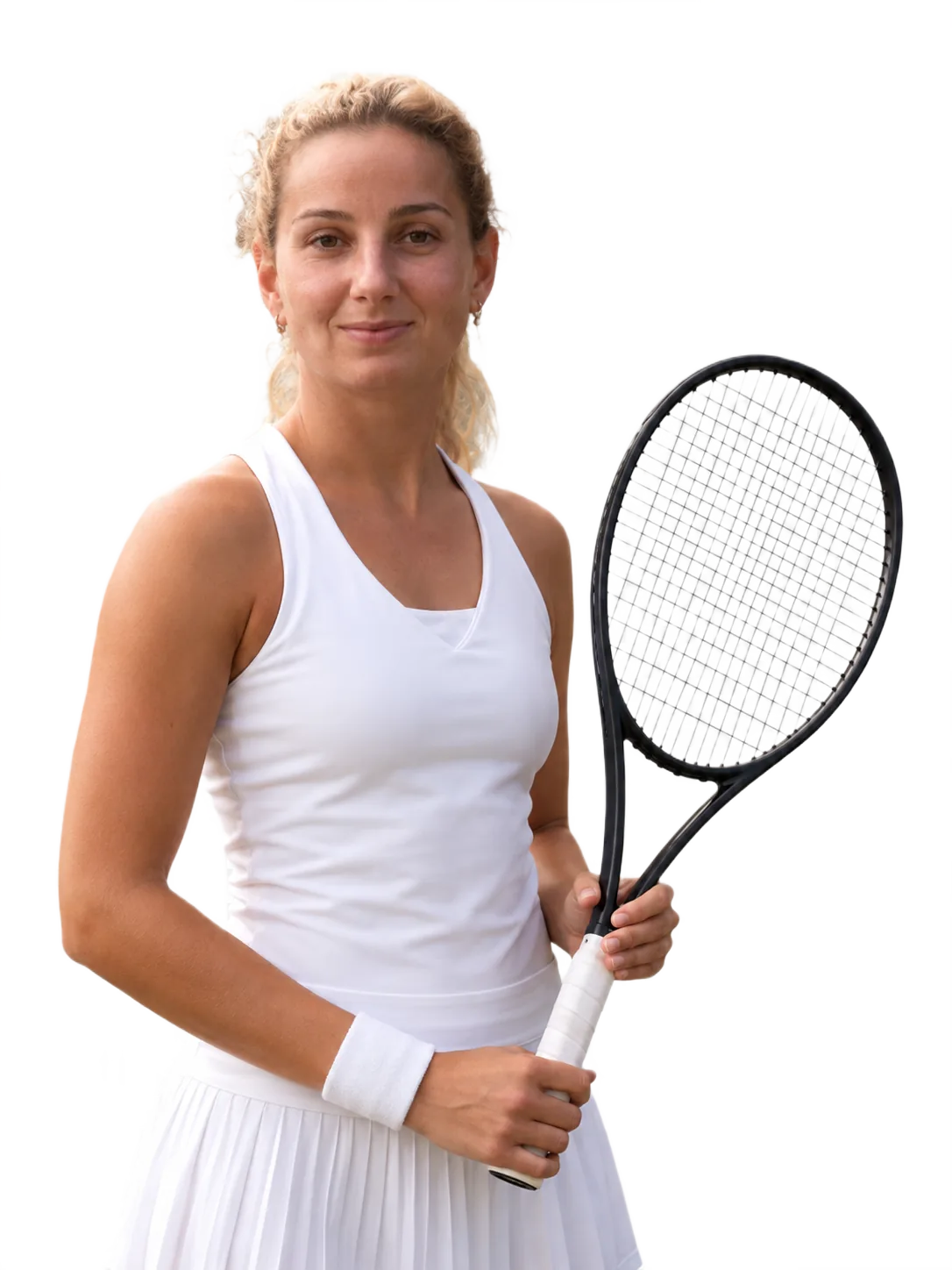 Portrait of Ani Amiraghyan, tennis player