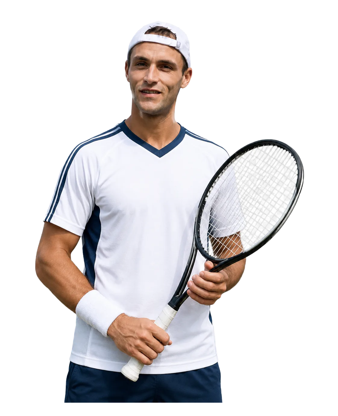 Antoine Berger tennis player profile visual with TennisJack stats and match analysis