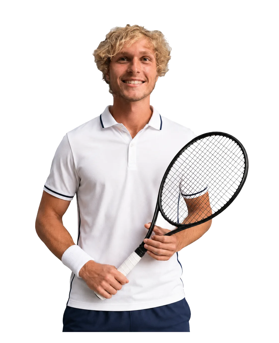 August Holmgren tennis player profile visual with TennisJack stats and match analysis