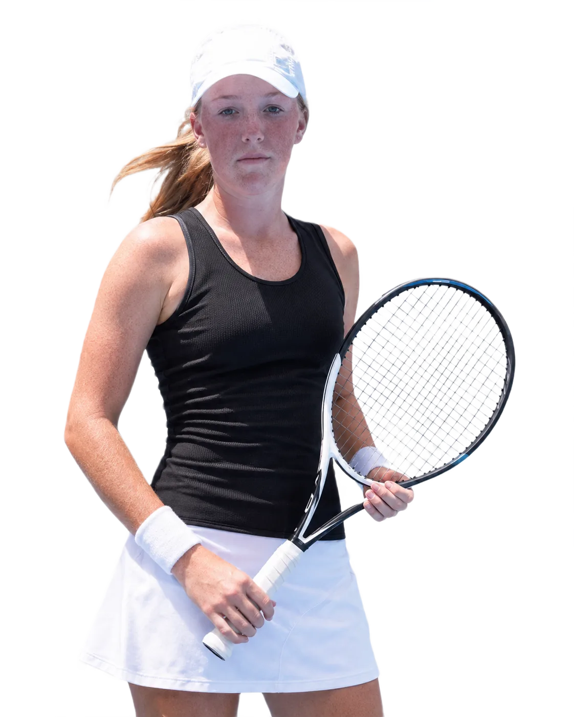 Portrait of Ava Beck, tennis player