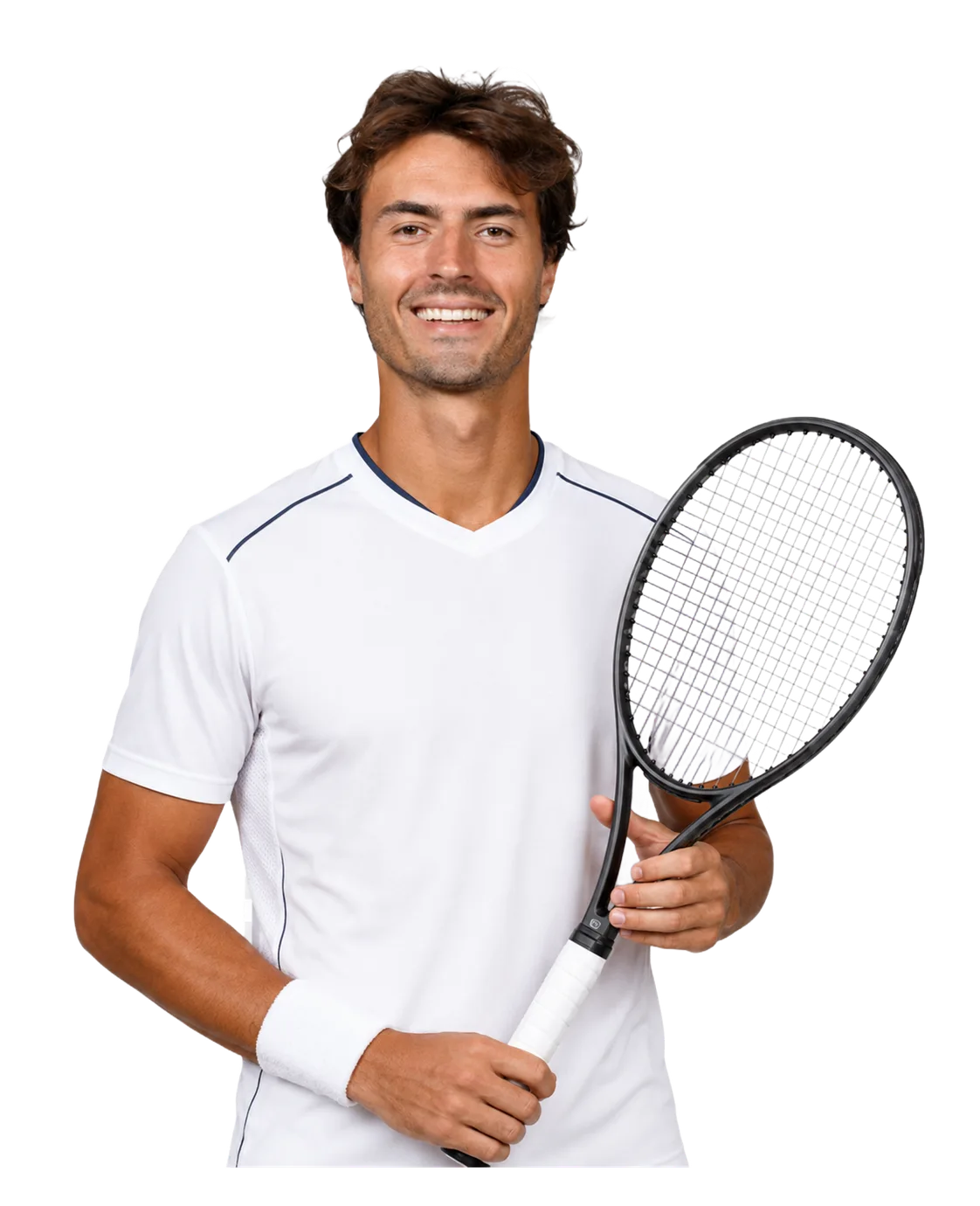 Axel Nefve tennis player profile visual with TennisJack stats and match analysis