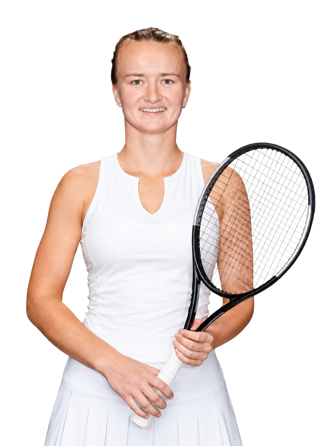Barbora Krejcikova tennis player profile visual with TennisJack stats and match analysis