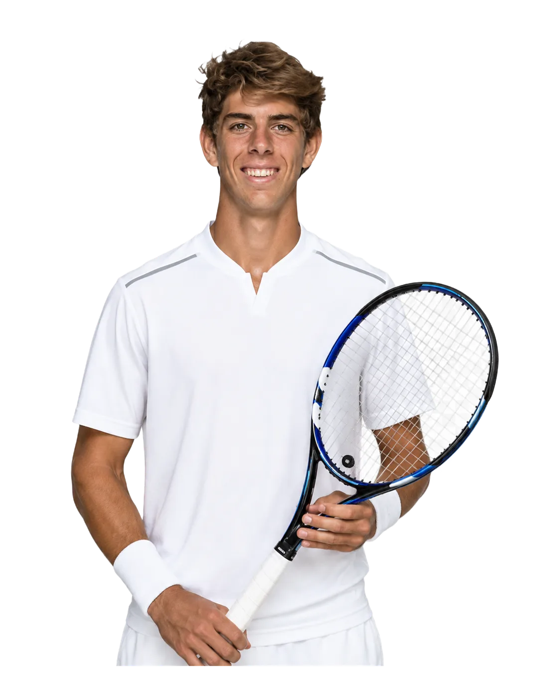 Blaise Bicknell tennis player profile visual with TennisJack stats and match analysis