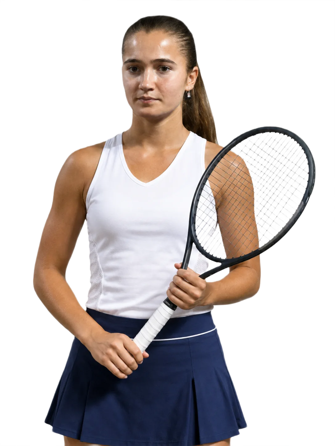 Portrait of Carolina Kuhl, tennis player