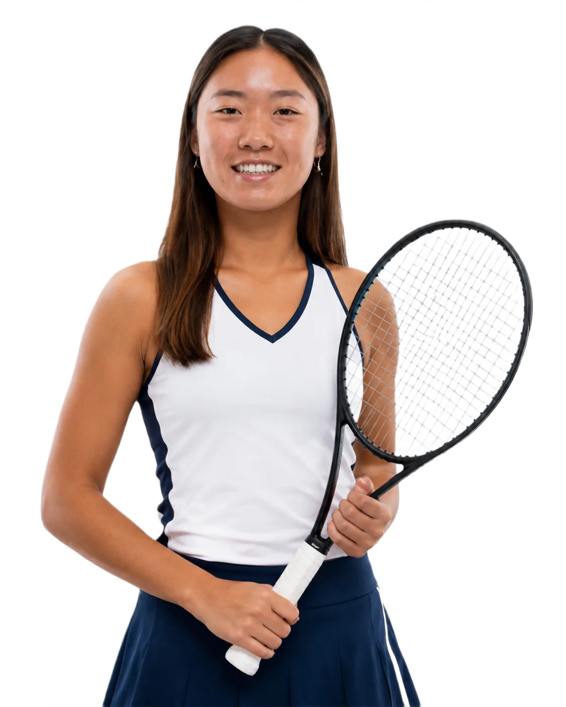 Portrait of Catherine Aulia, tennis player
