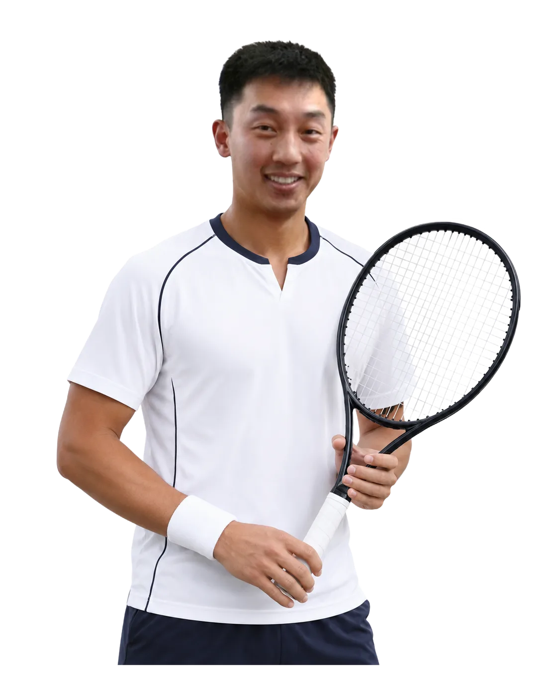 Charles Chen tennis player profile visual with TennisJack stats and match analysis
