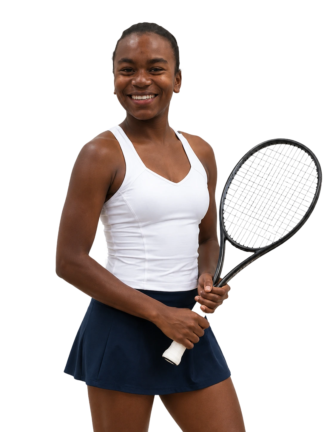 Chelsea Fontenel tennis player profile visual with TennisJack stats and match analysis