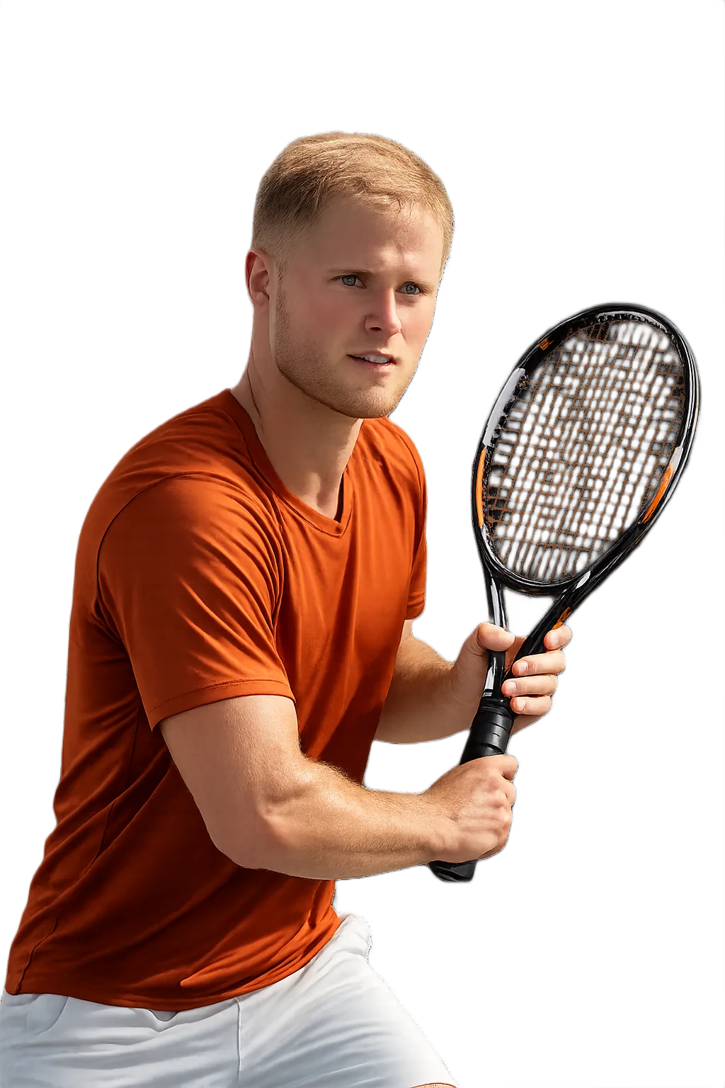 Portrait of Christian Sigsgaard, tennis player