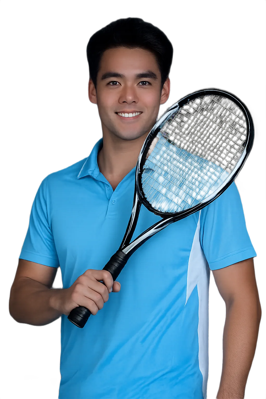 Portrait of Christopher Li, tennis player