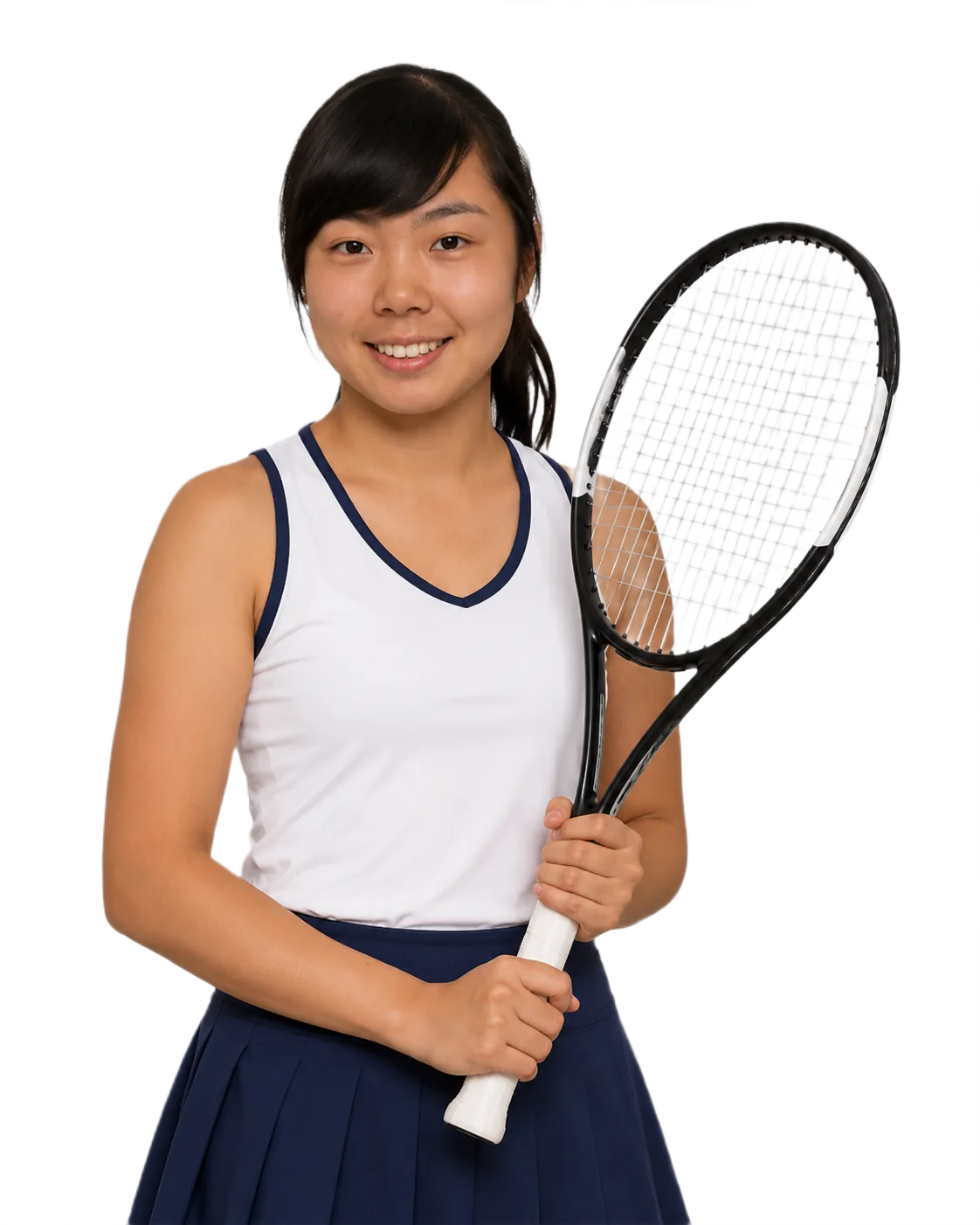 Portrait of Clarissa Blomqvist, tennis player