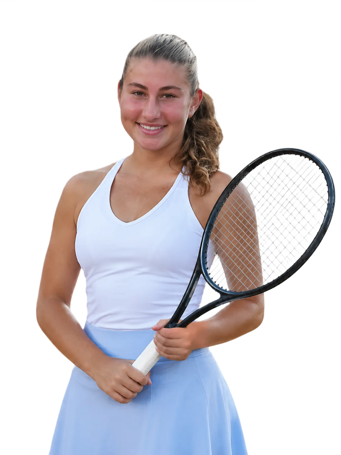 Portrait of Claudia Hoste Ferrer, tennis player