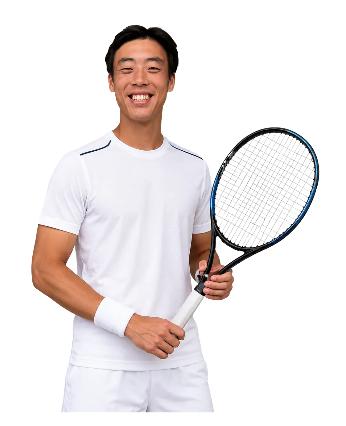 Coleman Wong tennis player profile visual with TennisJack stats and match analysis