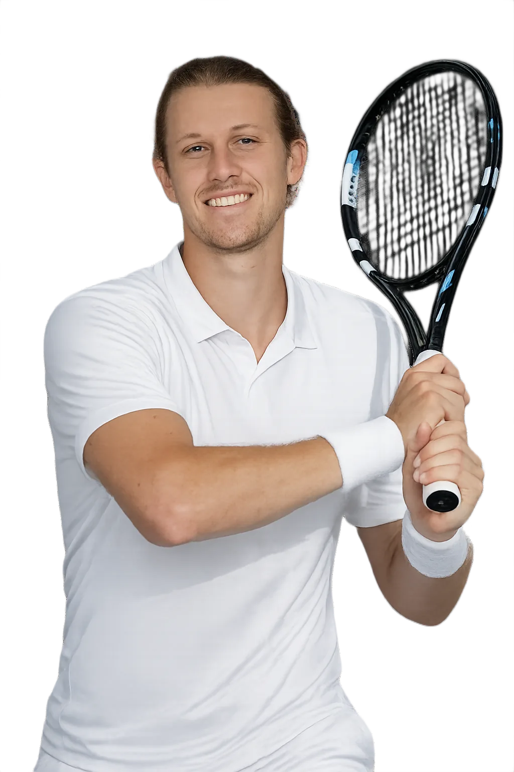 Portrait of Colin Sinclair, tennis player