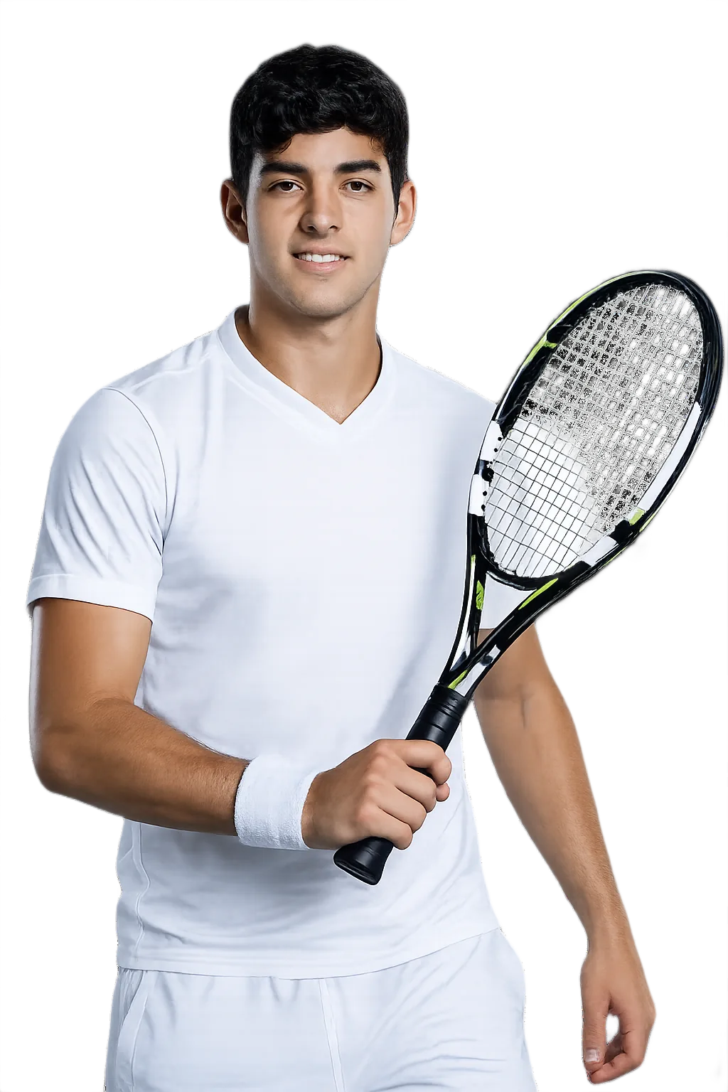 Portrait of Cristian Garin, tennis player