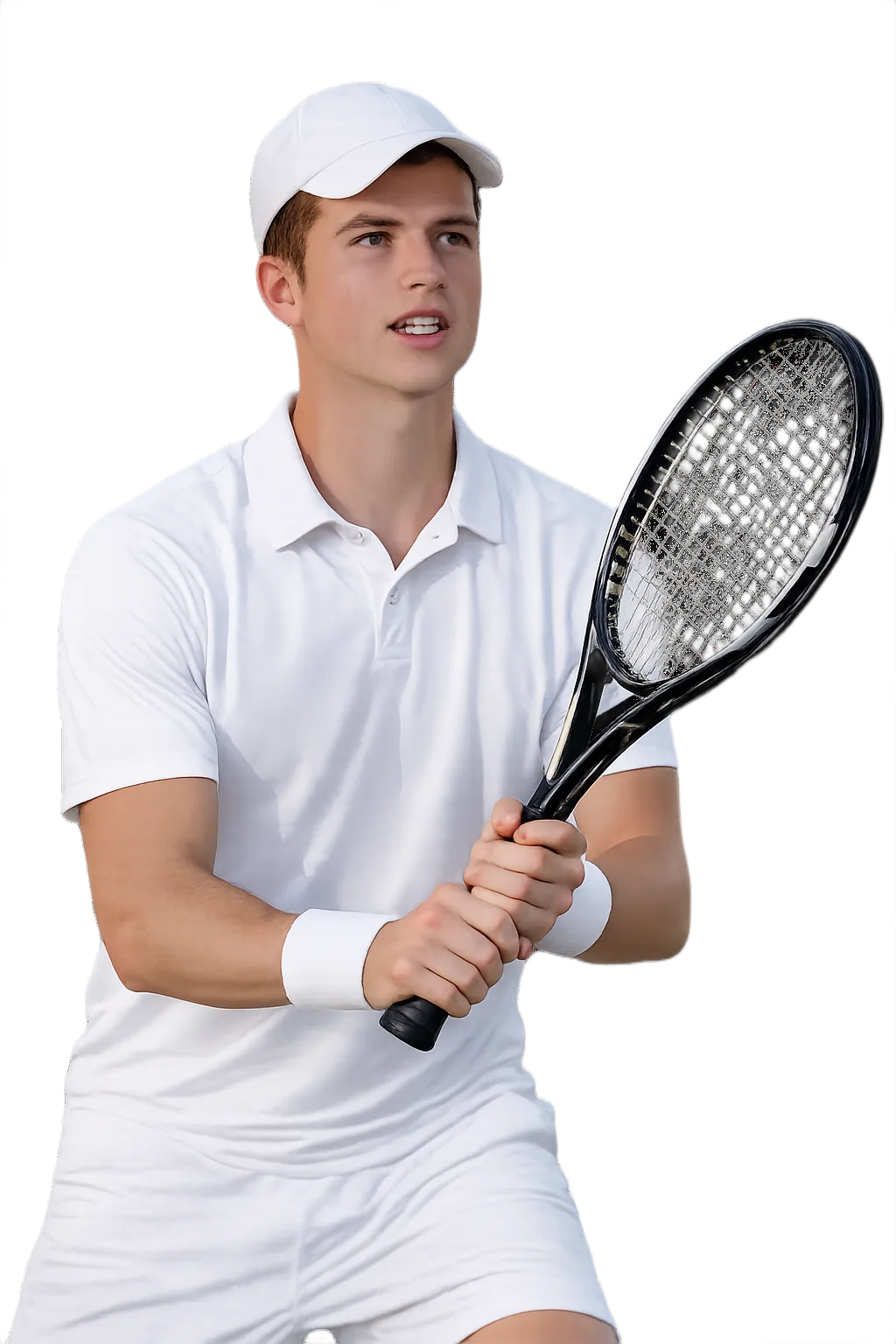 Portrait of Cyril Vandermeersch, tennis player