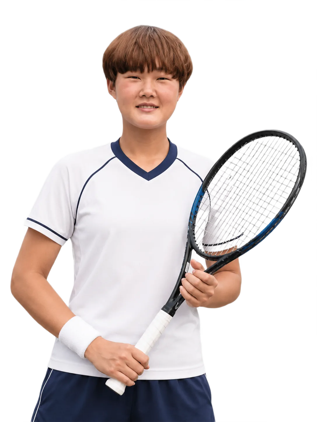 Portrait of Dabin Kim, tennis player