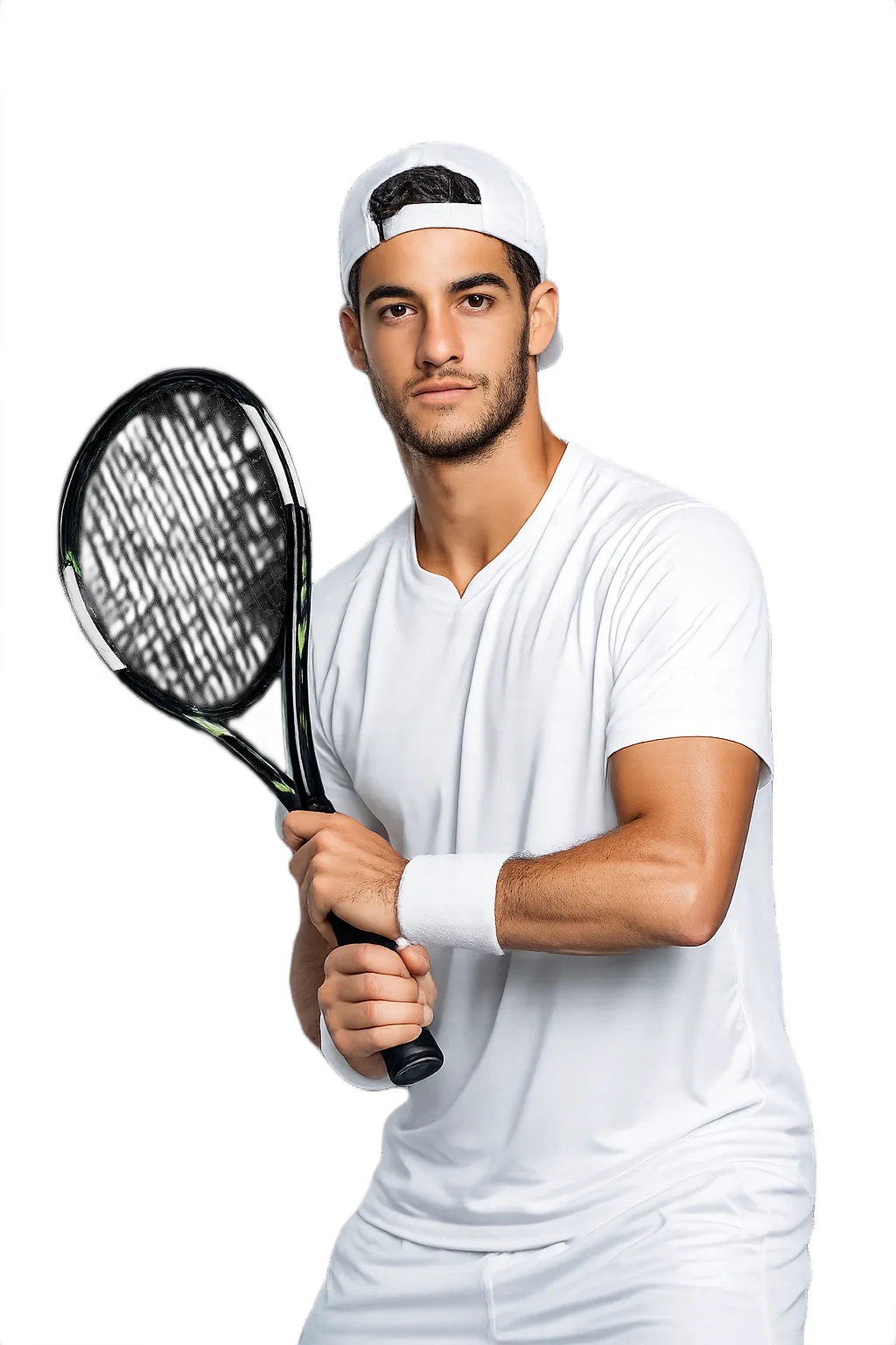 Portrait of Daniel Cukierman, tennis player