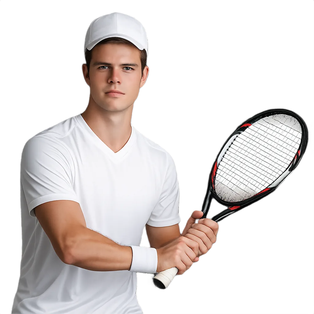 Portrait of Daniel De Jonge, tennis player