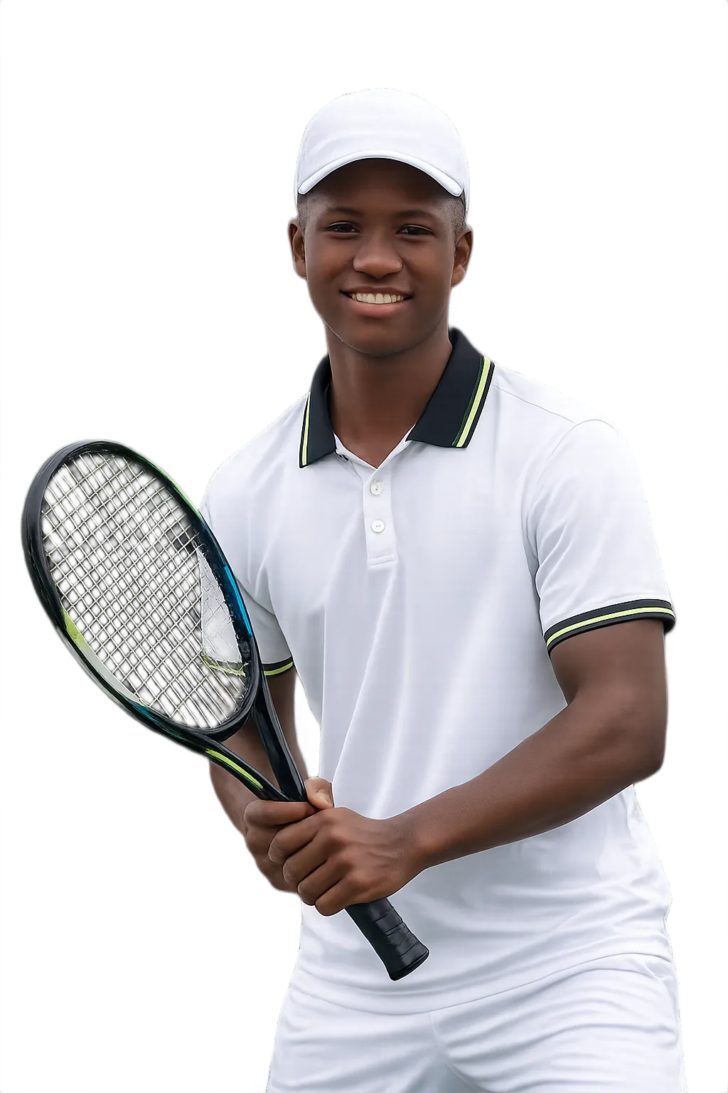 Portrait of Daniel Domingos, tennis player
