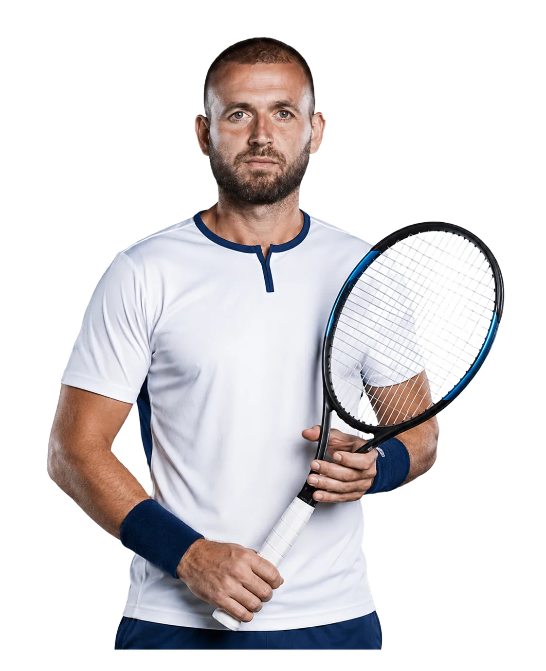 Daniel Evans tennis player profile visual with TennisJack stats and match analysis