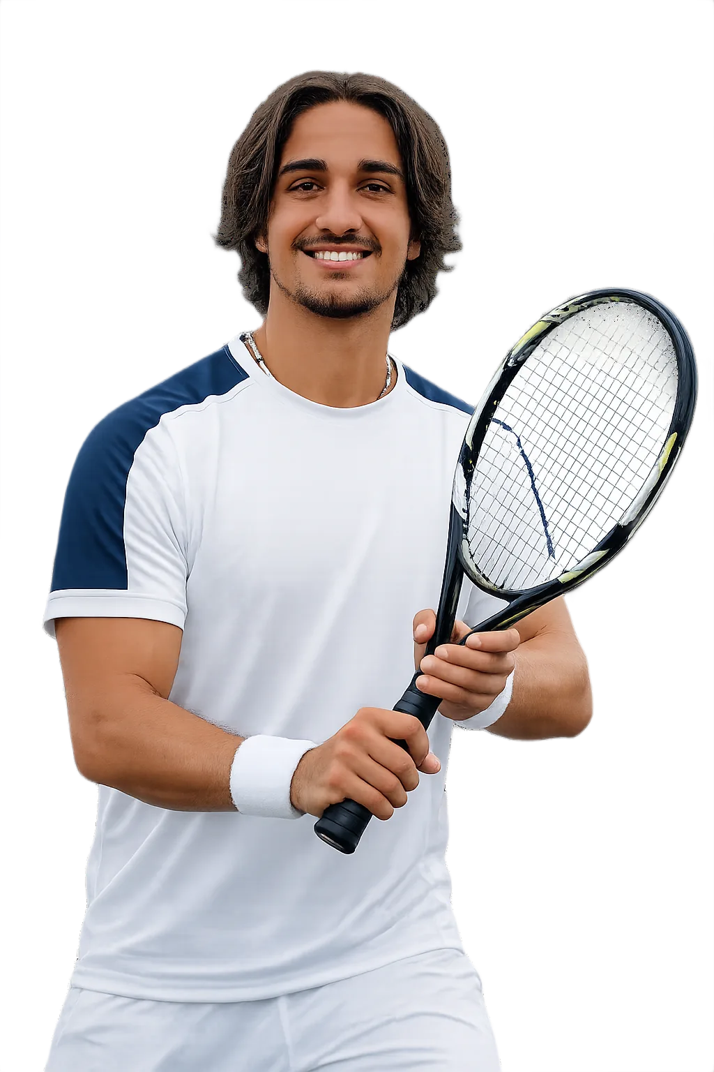 Portrait of Daniel Jade, tennis player