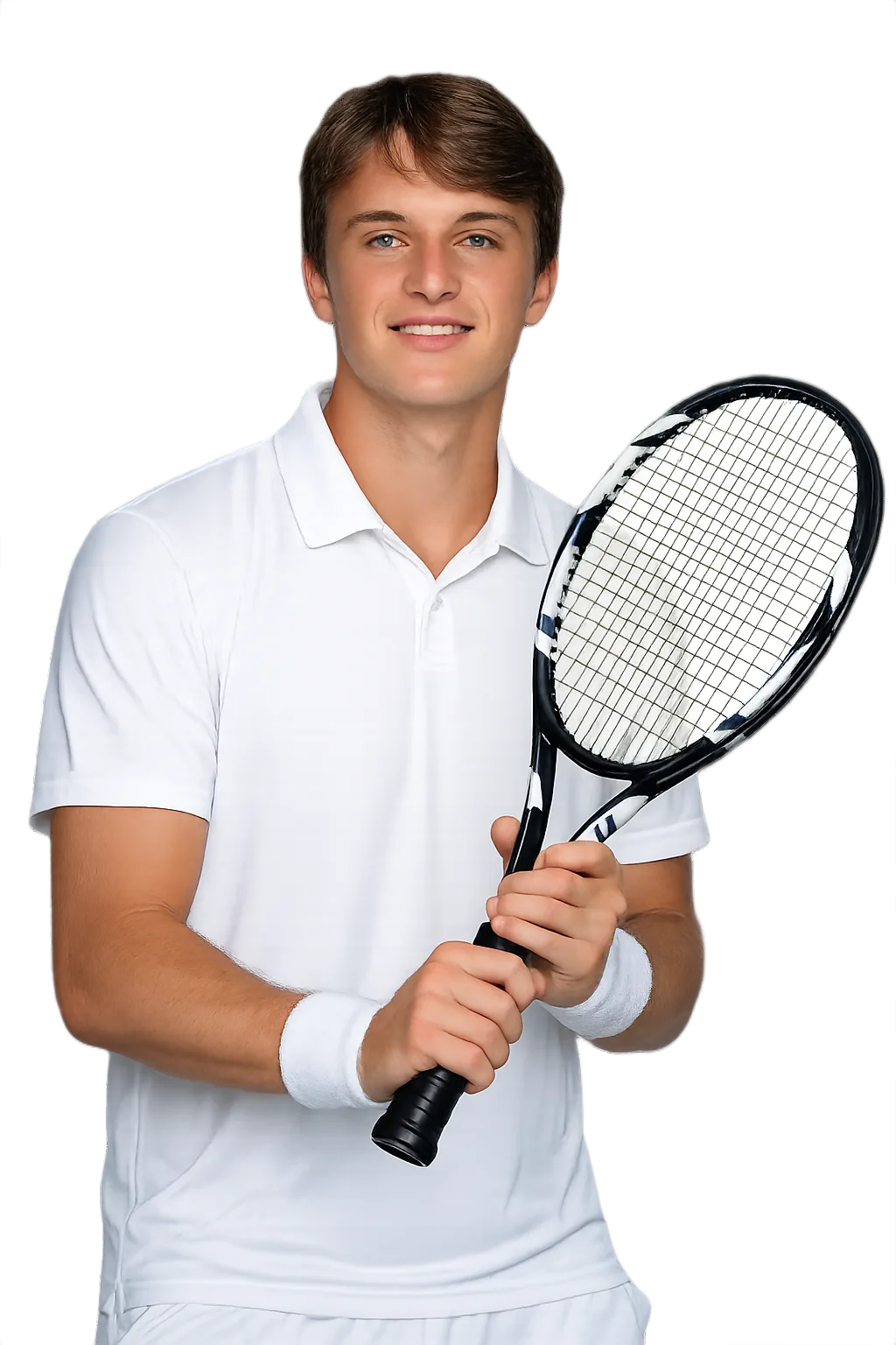 Portrait of Daniele Minighini, tennis player