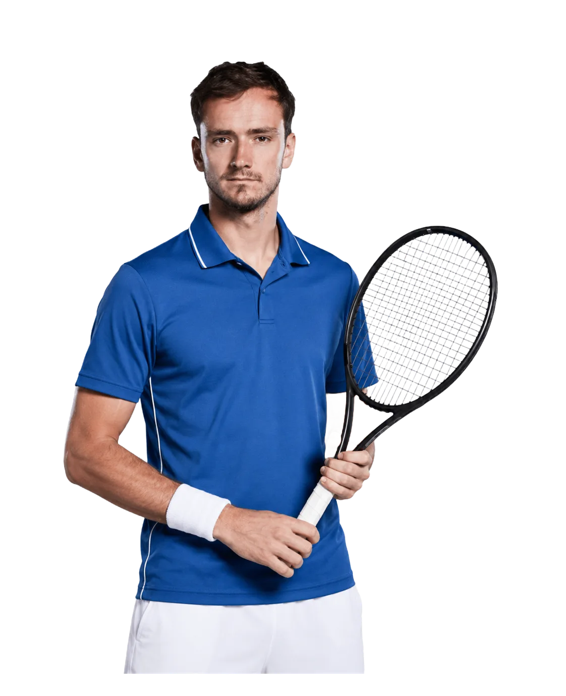 Daniil Medvedev tennis player profile visual with TennisJack stats and match analysis
