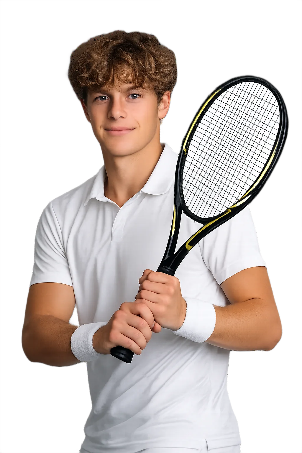 Portrait of Daniil Sarksian, tennis player