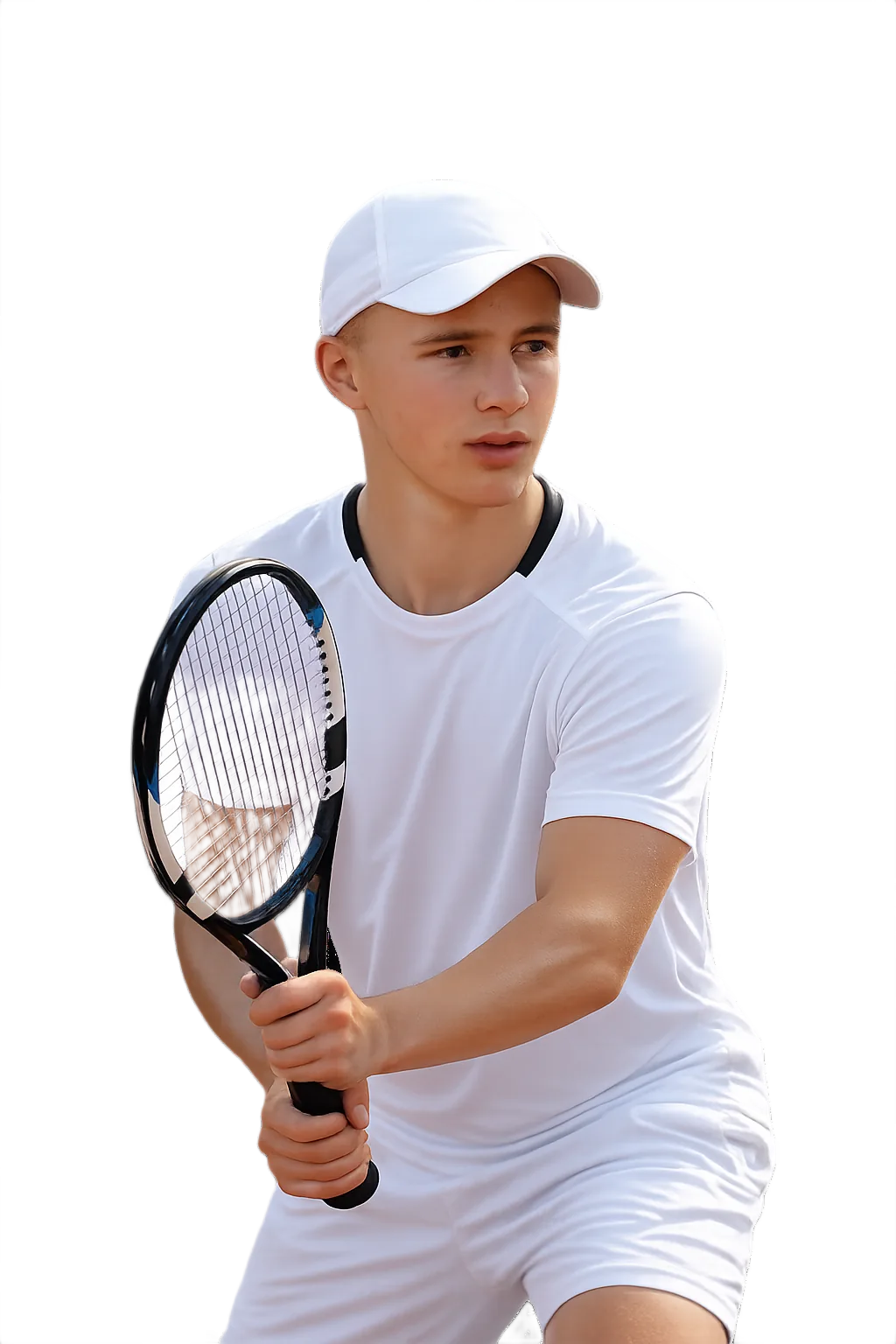 Portrait of David Eichenseher, tennis player