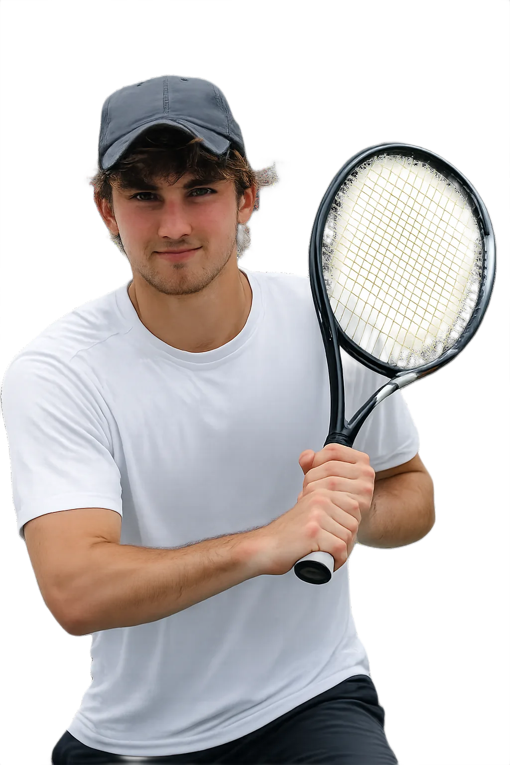 Portrait of David Prasievi, tennis player