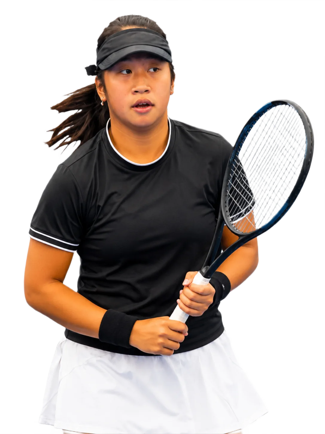 Portrait of Demi Tran, tennis player