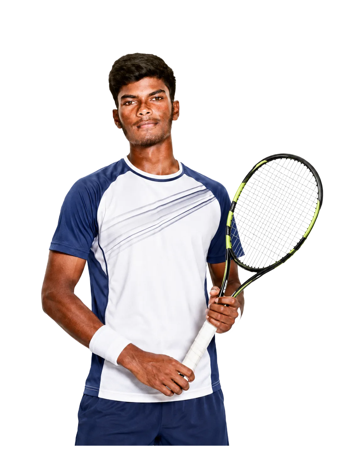 Dhakshineswar Suresh tennis player profile visual with TennisJack stats and match analysis