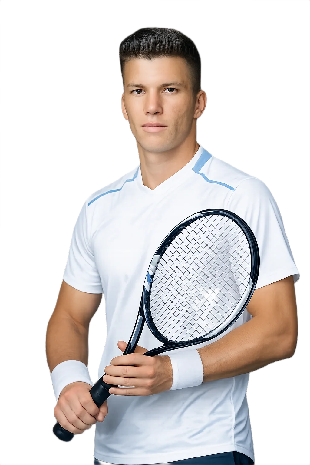 Portrait of Dian Nedev, tennis player