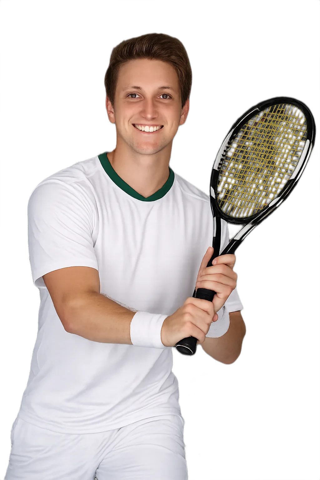 Portrait of Diogo Marques, tennis player
