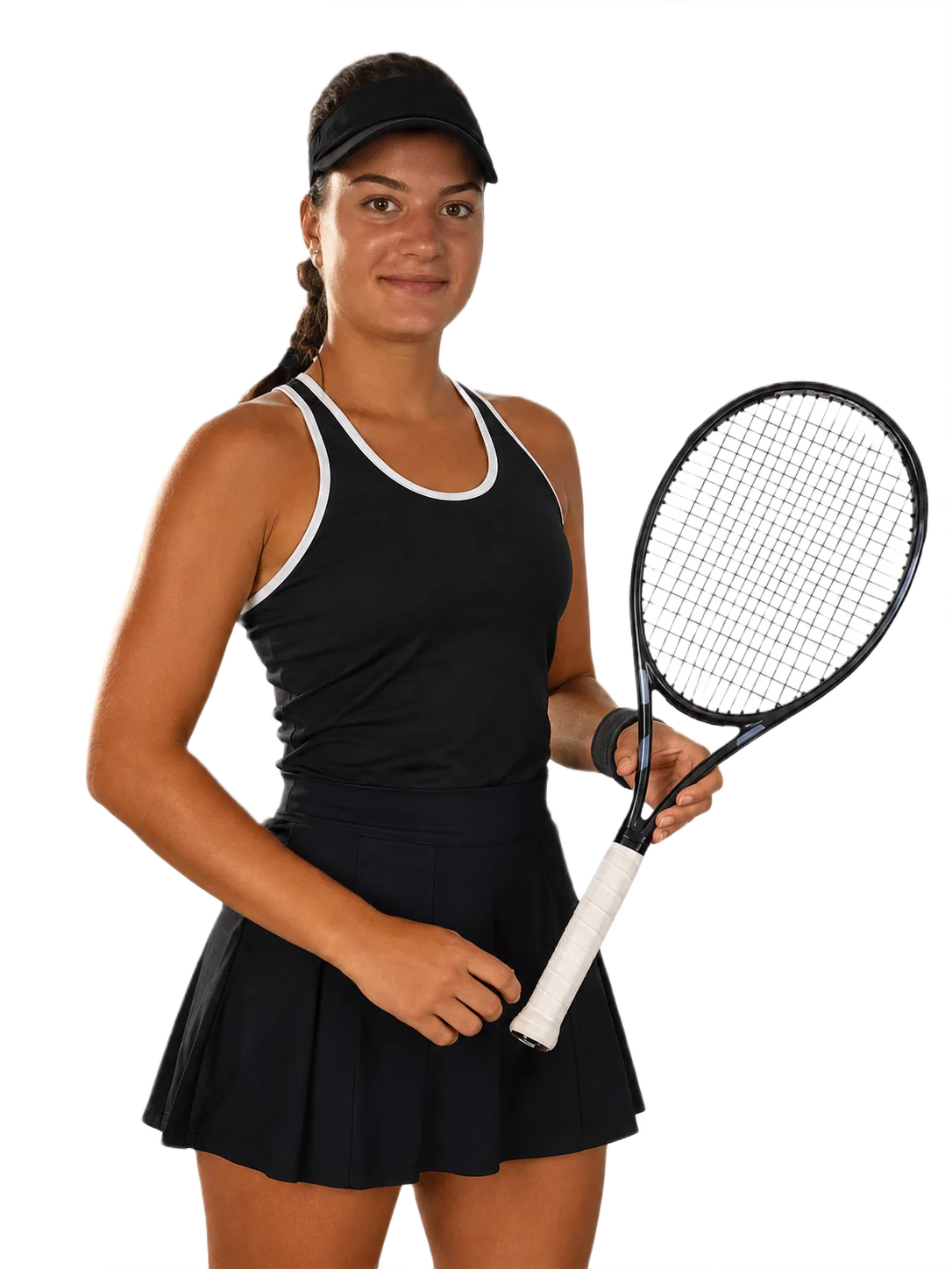 Portrait of Draginja Vukovic, tennis player