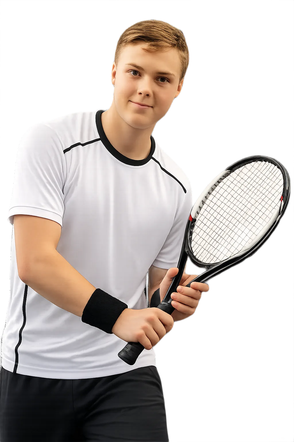 Portrait of Egor Pleshivtsev, tennis player