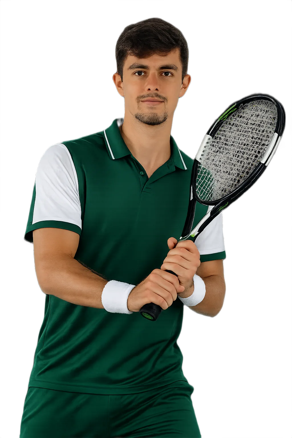 Portrait of Elijah Cham, tennis player
