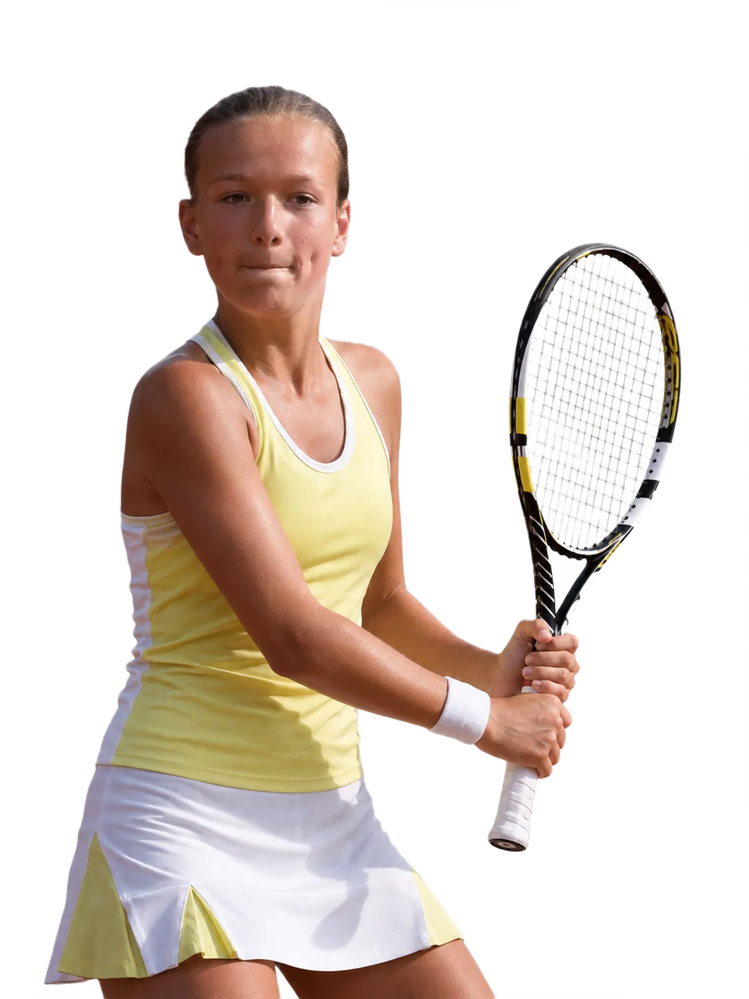 Portrait of Elina Nepliy, tennis player