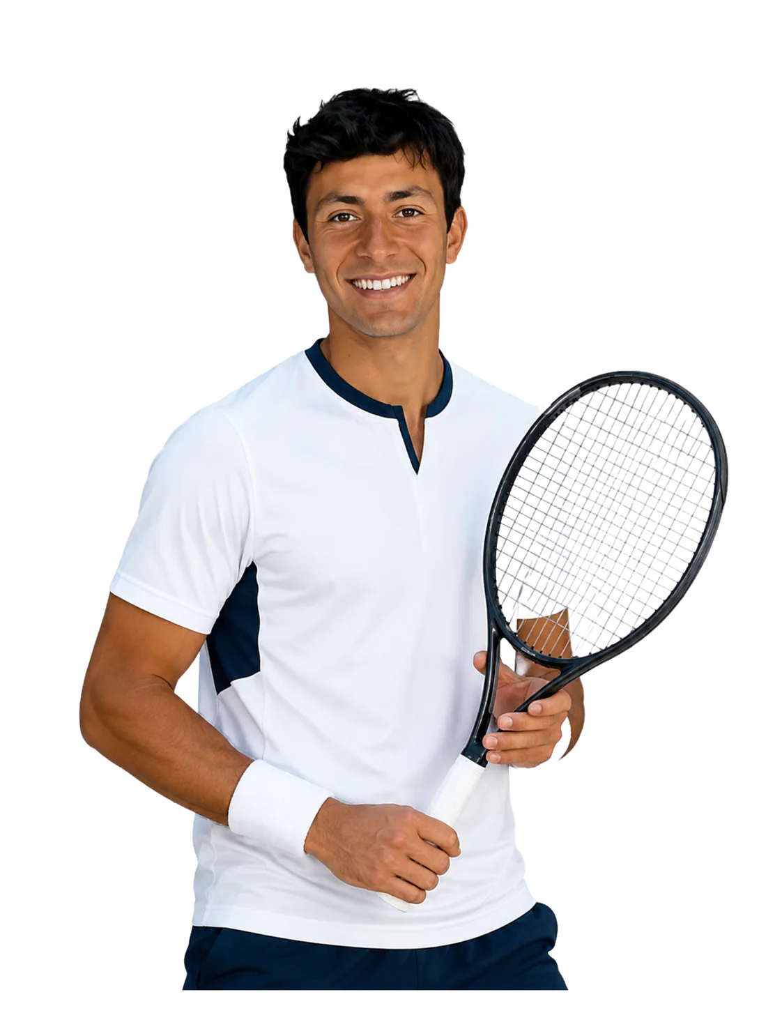 Emilio Nava tennis player profile visual with TennisJack stats and match analysis