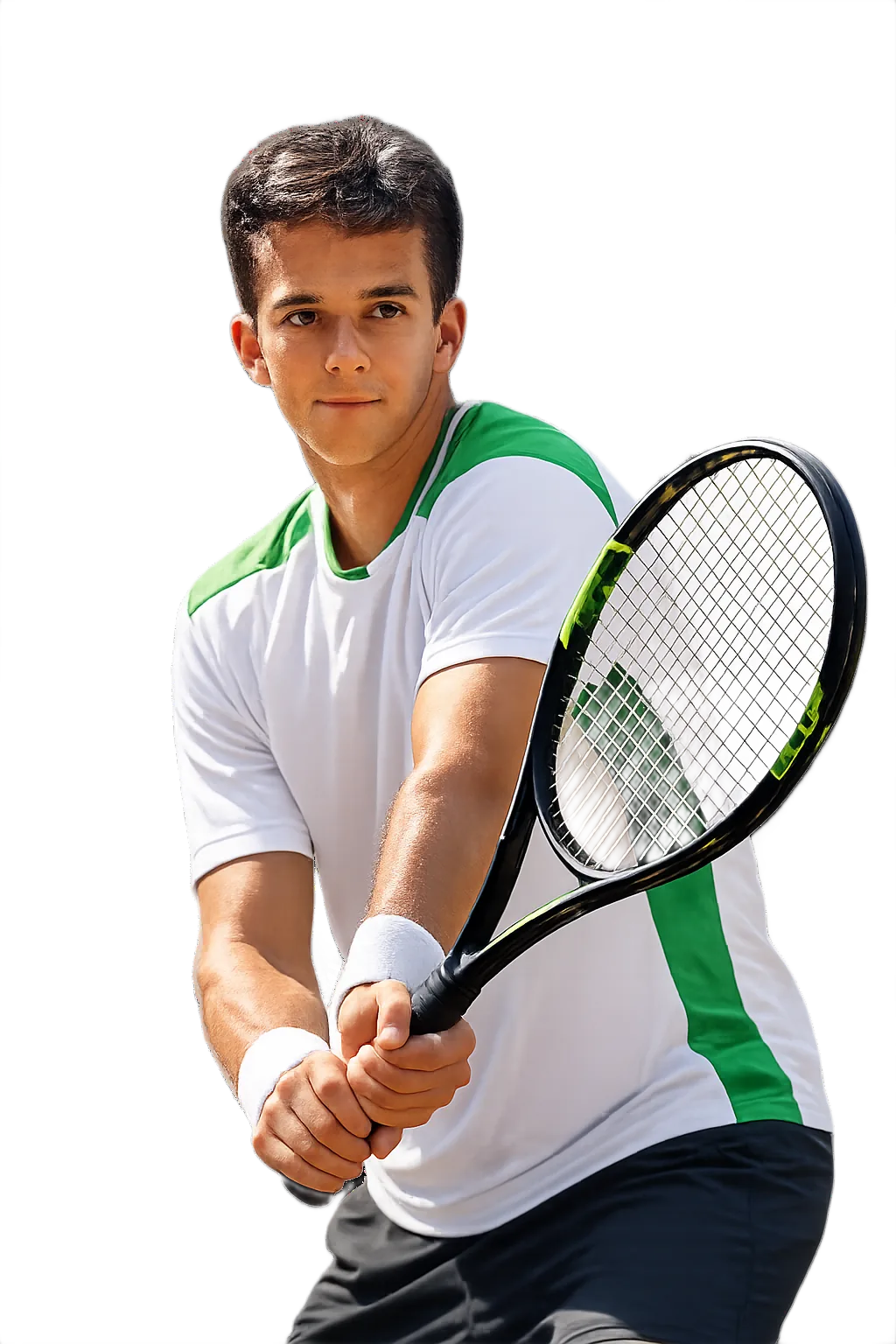Portrait of Enrique Bogo, tennis player