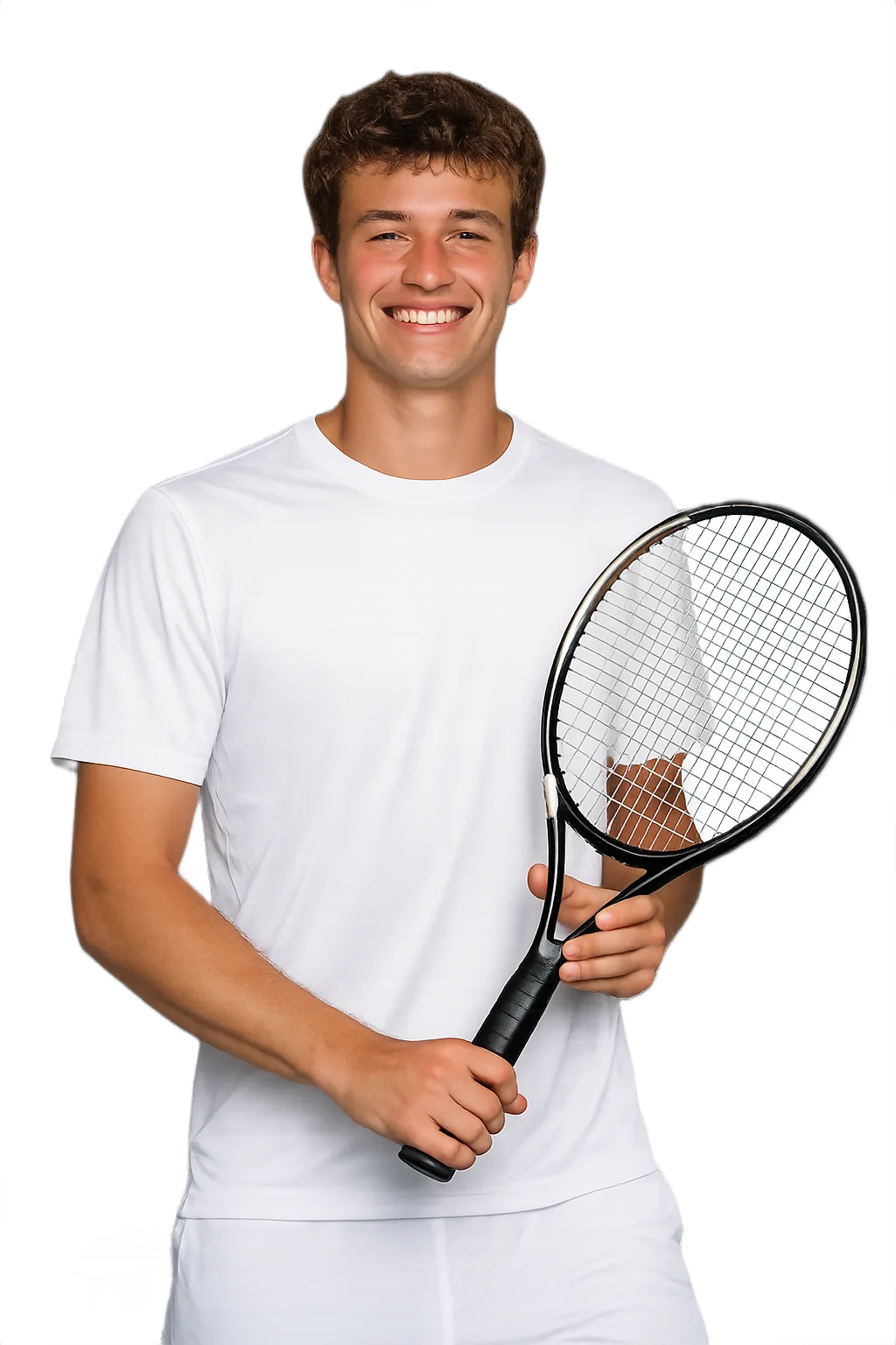 Portrait of Eric Vanshelboim, tennis player