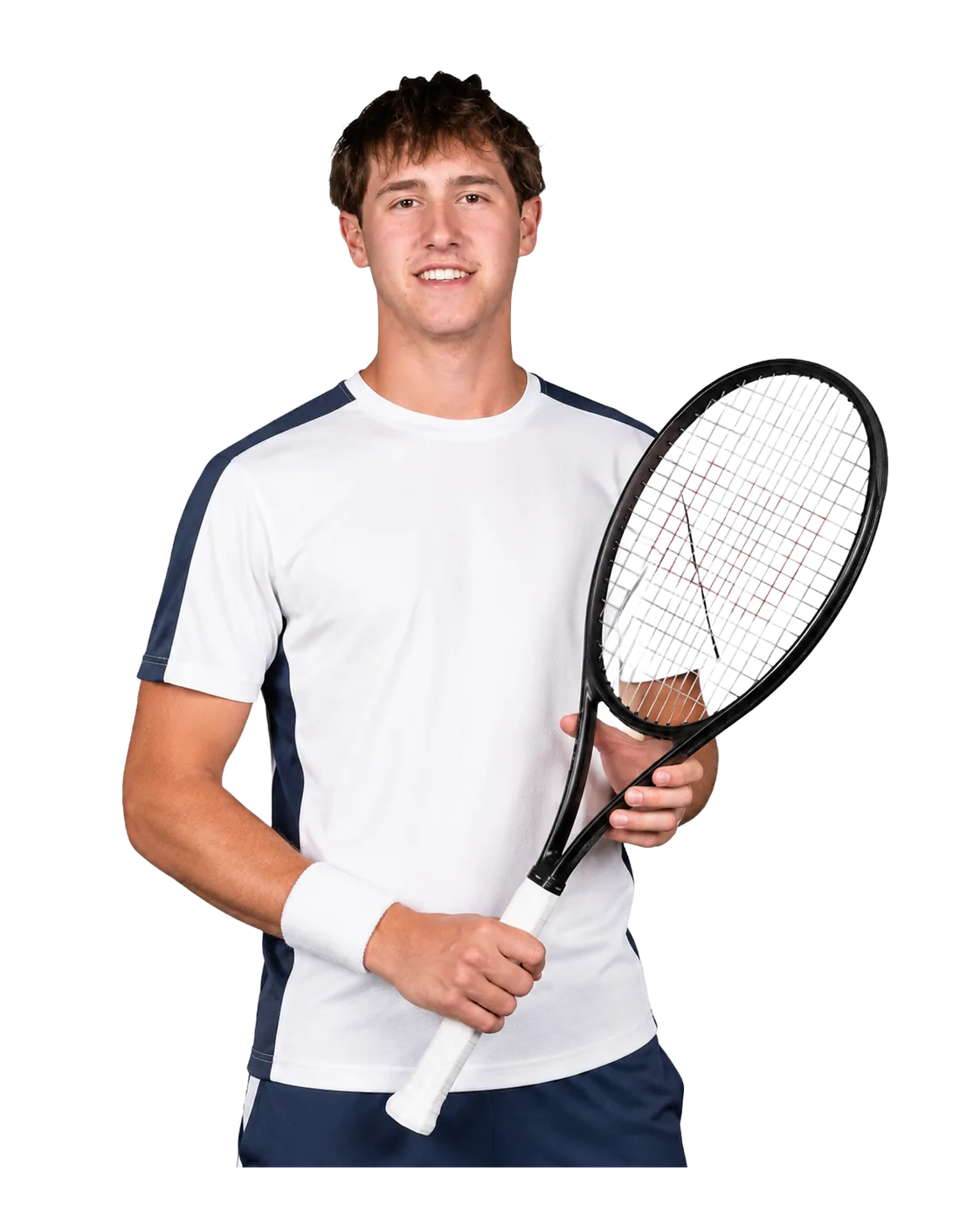 Evan Burnett tennis player profile visual with TennisJack stats and match analysis