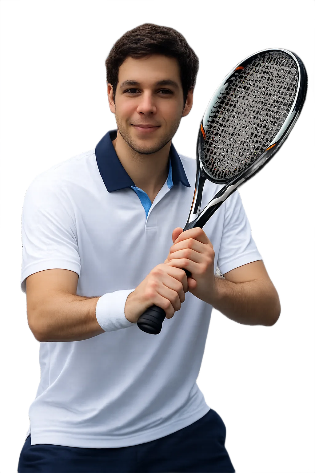 Portrait of Evangelos Kypriotis, tennis player